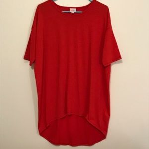 Solid Red LuLaRoe Irma